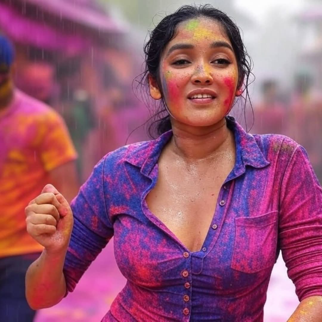 Indian Celebrities Holi Celebrations Photos Gallery