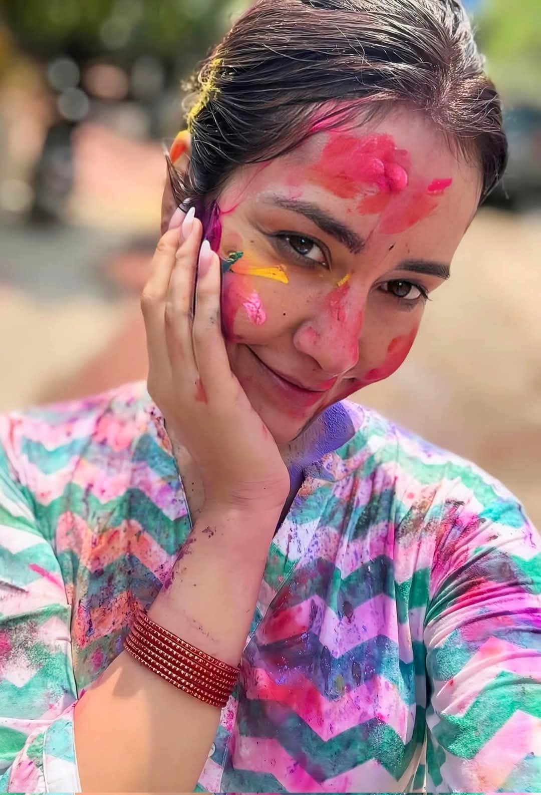Indian Celebrities Holi Celebrations Photos Gallery