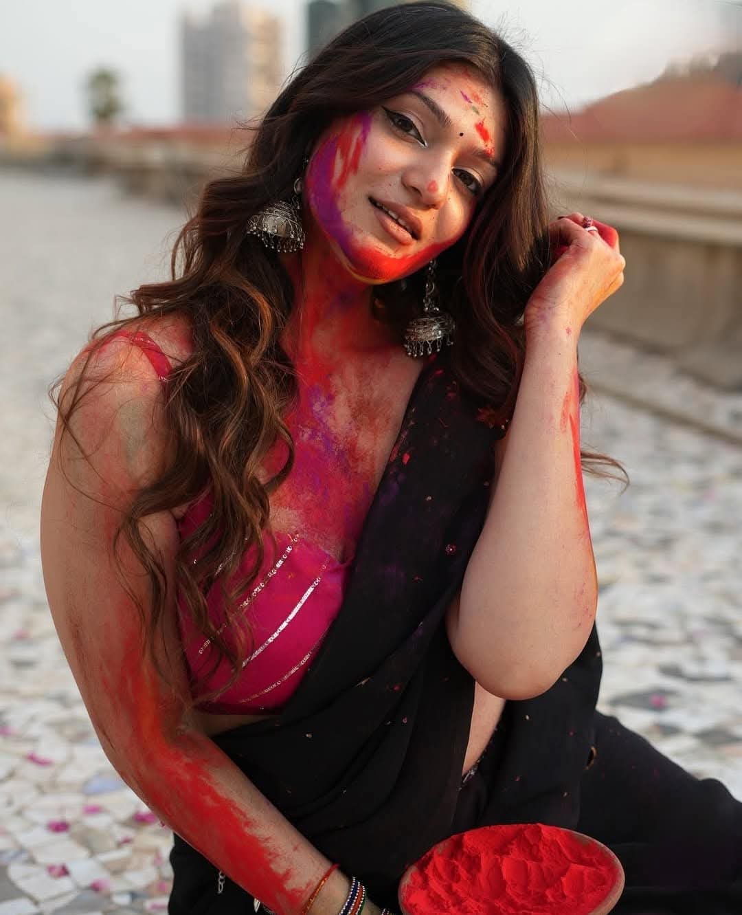 Indian Celebrities Holi Celebrations Photos Gallery