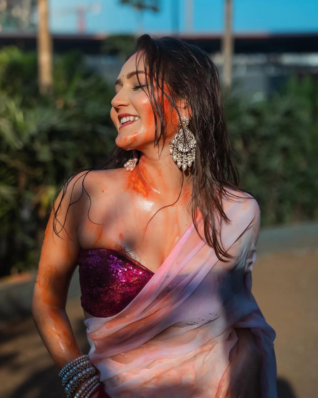 Indian Celebrities Holi Celebrations Photos Gallery