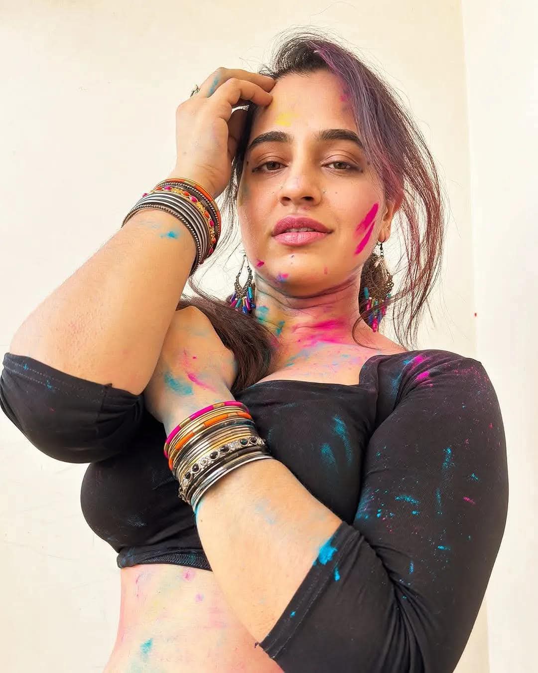 Indian Celebrities Holi Celebrations Photos Gallery