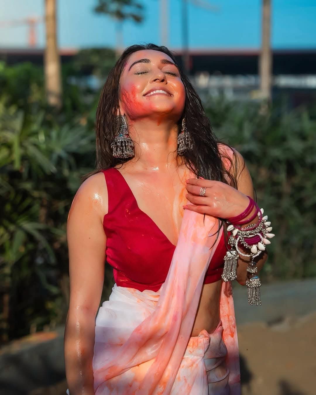 Indian Celebrities Holi Celebrations Photos Gallery