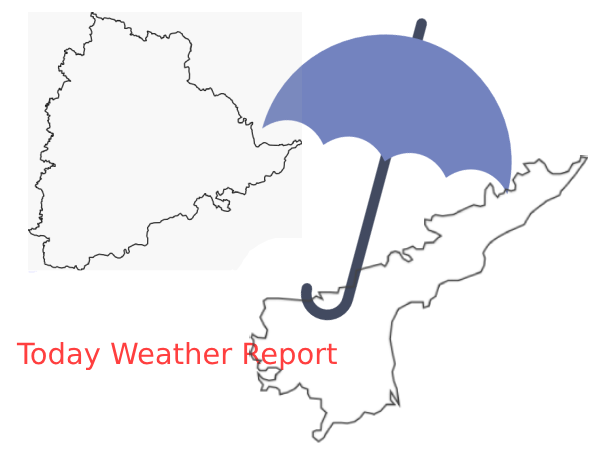 తెలుగు రాష్ట్రాల్లోని వివిధ నగరాలలో ఈనాటి  (గురువారం September 19 2019) ఉష్ణోగ్రతలు