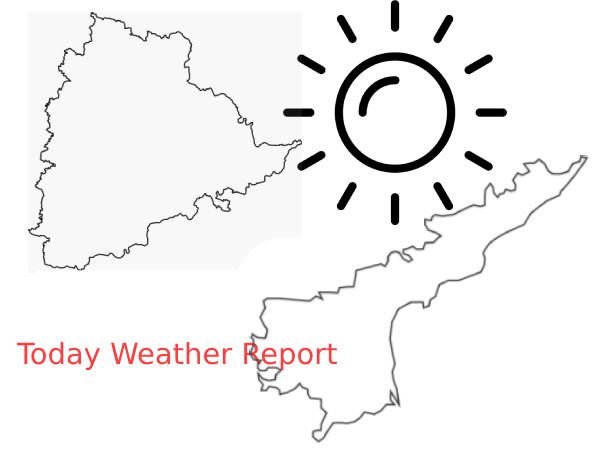 ఆంధ్రప్రదేశ్ మరియు తెలంగాణ రాష్ట్రాల్లోని వివిధ నగరాలలో ఈనాటి  (సోమవారం June 17 2019) ఉష్ణోగ్రతలు