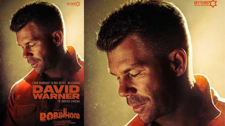 రాబిన్ హుడ్ లో డేవిడ్ వార్నర్ స్పెషల్ లుక్..!