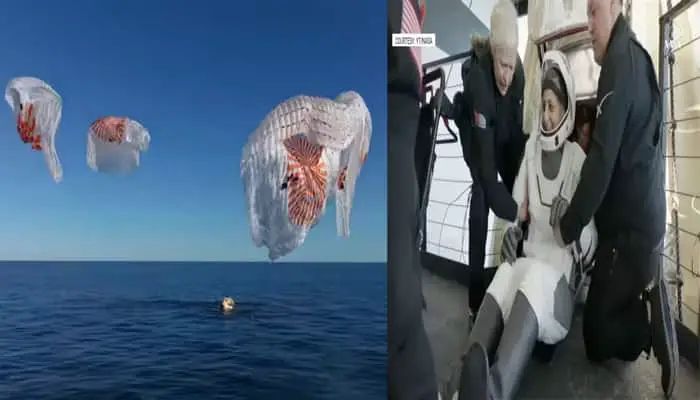 Breaking: భూమి మీదకు సునీత విలియమ్స్.. సేఫ్ ల్యాండింగ్ (వీడియో)