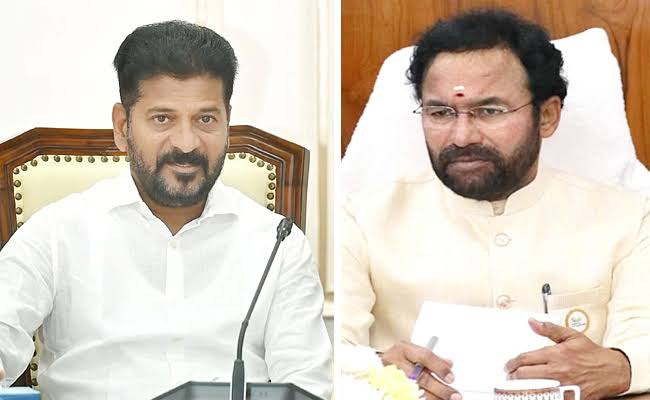 రేవంత్‌రెడ్డికి కేంద్రమంత్రి కిషన్‌రెడ్డి లేఖ