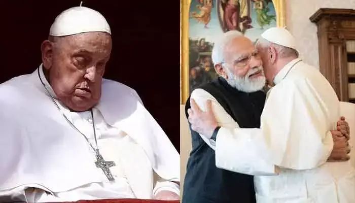 పోప్ ఫ్రాన్సిస్ కన్నుమూత.. ప్రధాని మోడీ సంతాపం