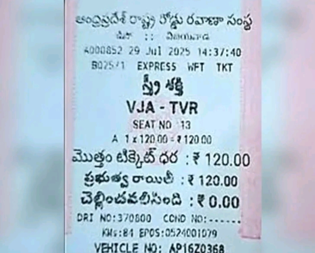 మహిళకు ఉచిత బస్సు పథకం పేరు ఖరారు.. టికెట్ ఇలా..