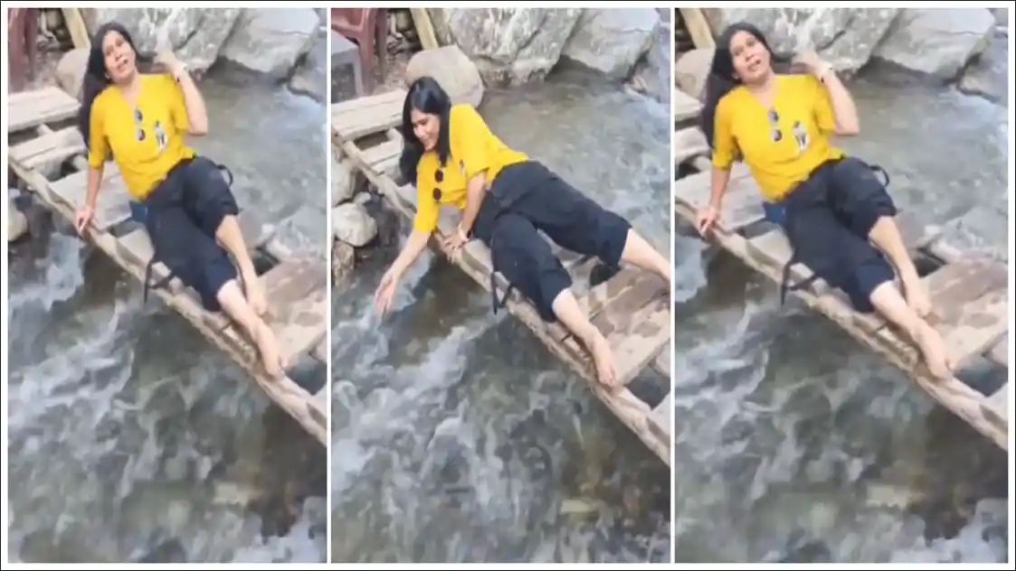 రీల్స్ చేద్దామని వెళ్తే.. చివరికి.. (వీడియో)