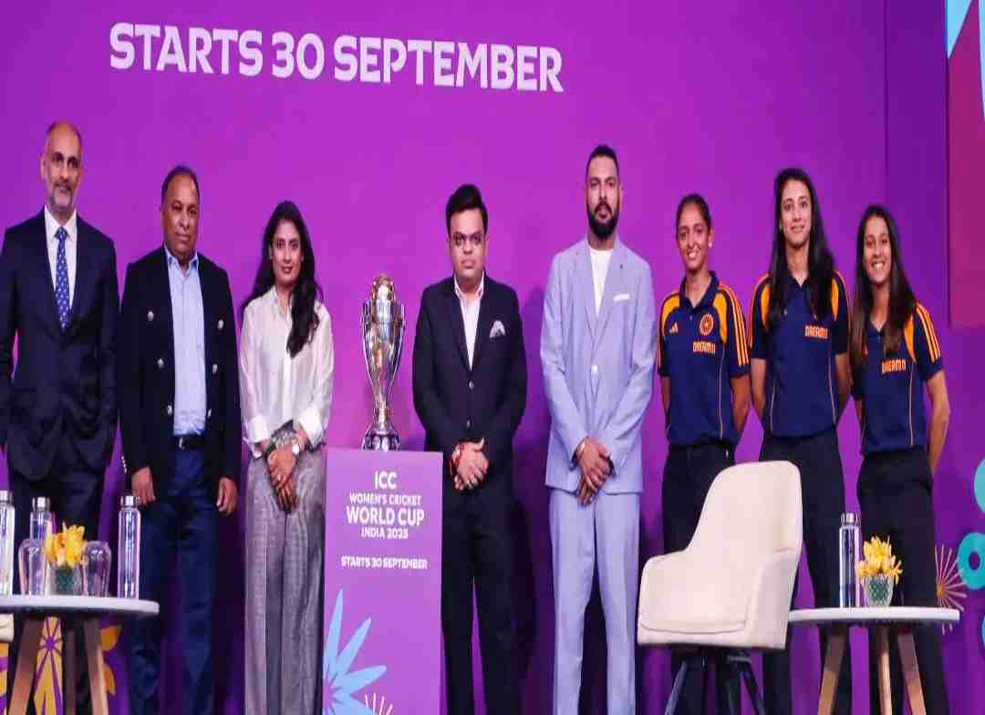 మహిళల వన్డే ప్రపంచకప్ ట్రోఫీ ఆవిష్కరణ