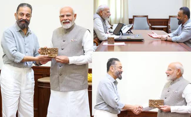 మోడీని కలిసిన కమల్ హాసన్