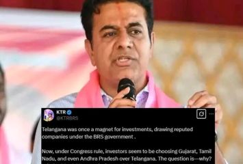 దుమారం రేపుతున్న కేటీఆర్ ట్వీట్