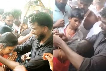 తండ్రి శవం ముందే లవర్ కు తాళి కట్టిన యువకుడు.. వీడియో వైరల్