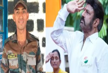 జవాన్ కుటుంబానికి బాలకృష్ణ ఆర్థిక సాయం