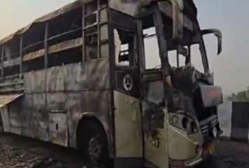 ఘోర ప్రమాదం.. ఐదుగురు సజీవదహనం