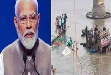 వంతెన కూలిన ఘటన:  ఎక్స్గ్రేషియా ప్రకటించిన ప్రధాని