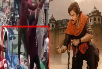 మాజీ మంత్రి వాహనాన్ని అడ్డుకుని పవన్ అభిమానులు రచ్చ రచ్చ