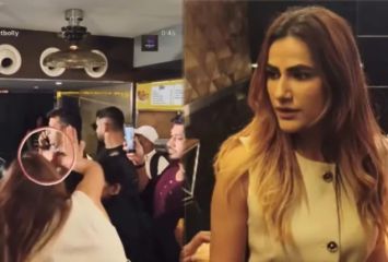 నటుడిని చెప్పుతో కొట్టిన నటి