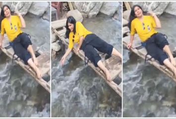 రీల్స్ చేద్దామని వెళ్తే.. చివరికి.. (వీడియో)