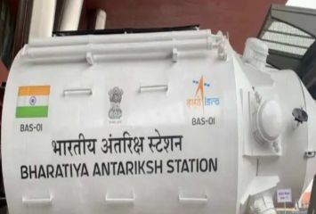 భారతీయ అంతరిక్ష స్టేషన్ నమూనాను విడుదల చేసిన ఇస్రో